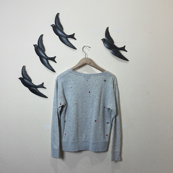 SCOTCH & SODA BLAUW LOVES FELIX EMBROIDERED SWEATSHIRT 2018 - S - Picture 10 of 11